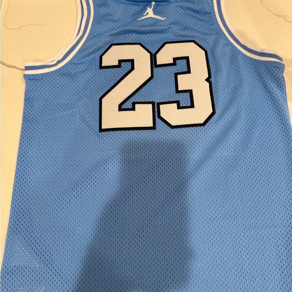 Jordan Blue Basketball Jersey - Picture 2 of 2